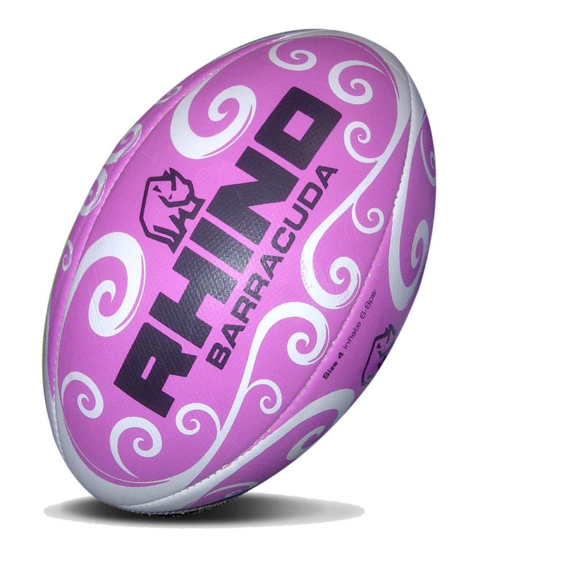 Rhino Barracuda Beach Rugby Ball Pink