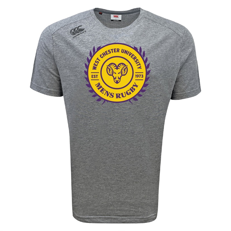 West Chester University Tempo Vapodri T-Shirt by Canterbury XS Black