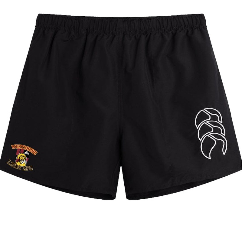 Westshore Lions Tactic Short by Canterbury XS Black