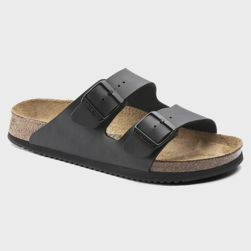 Birkenstock Arizona Birko Flor Prof- Black 35 Regular
