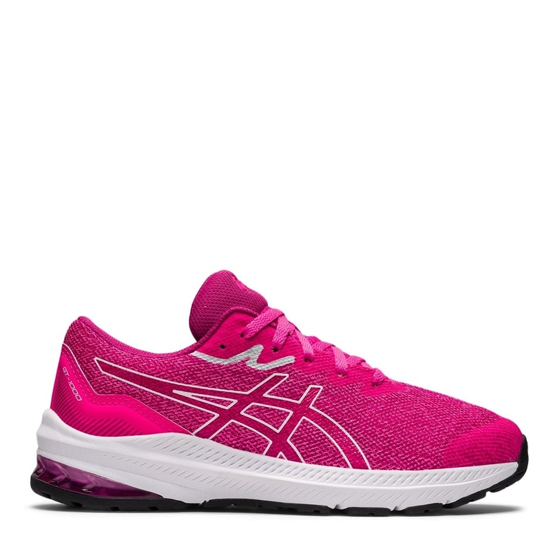 Asics Gt 1000 11 Junior Running Shoes 4 (37.5) Pink/White