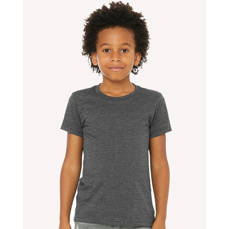 BELLA + CANVAS Youth Heather CVC Tee BC3001YCVC Heather Mauve S
