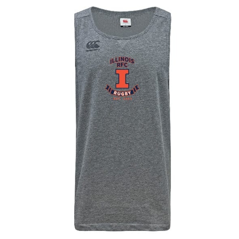 Illinois RFC Tempo Vapodri Singlet by Canterbury XS Grey