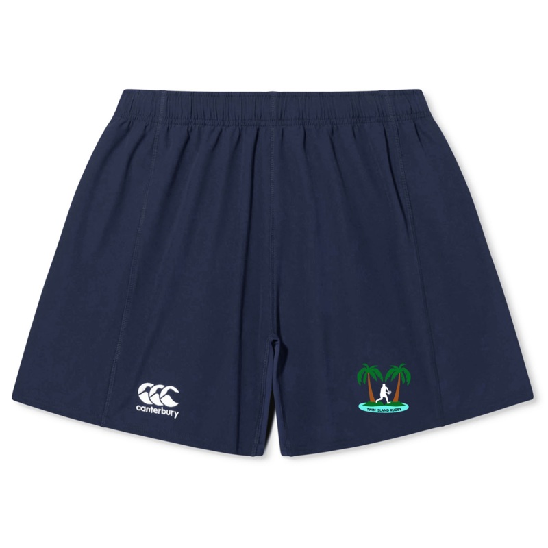 Twin Island Rugby Yokohama Short by Canterbury XS Black