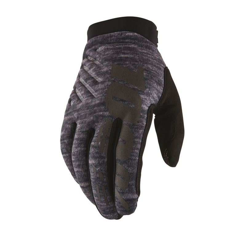 100 Percent Brisker Cold Weather Glove Medium Heather Grey