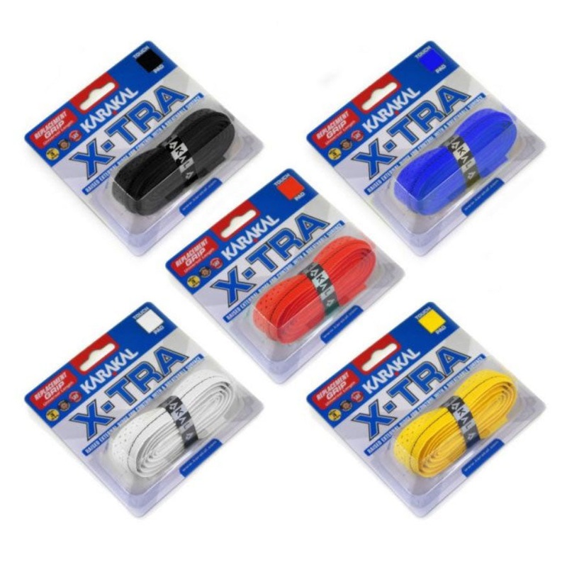 Karakal X-Tra Replacement Grips (Single) Black Single