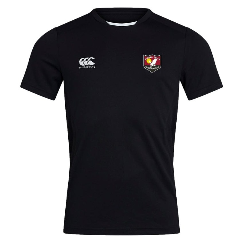 Virginia Beach RFC Club Dry Tee by Canterbury Y4 Black