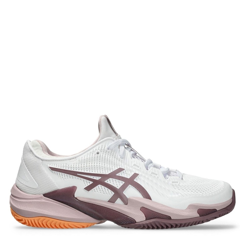 Asics Womens Court Ff 3 Clay Tennis Shoes 8 (42) White/Rose
