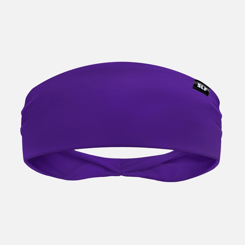 Hue Purple Headband ONE SIZE Purple
