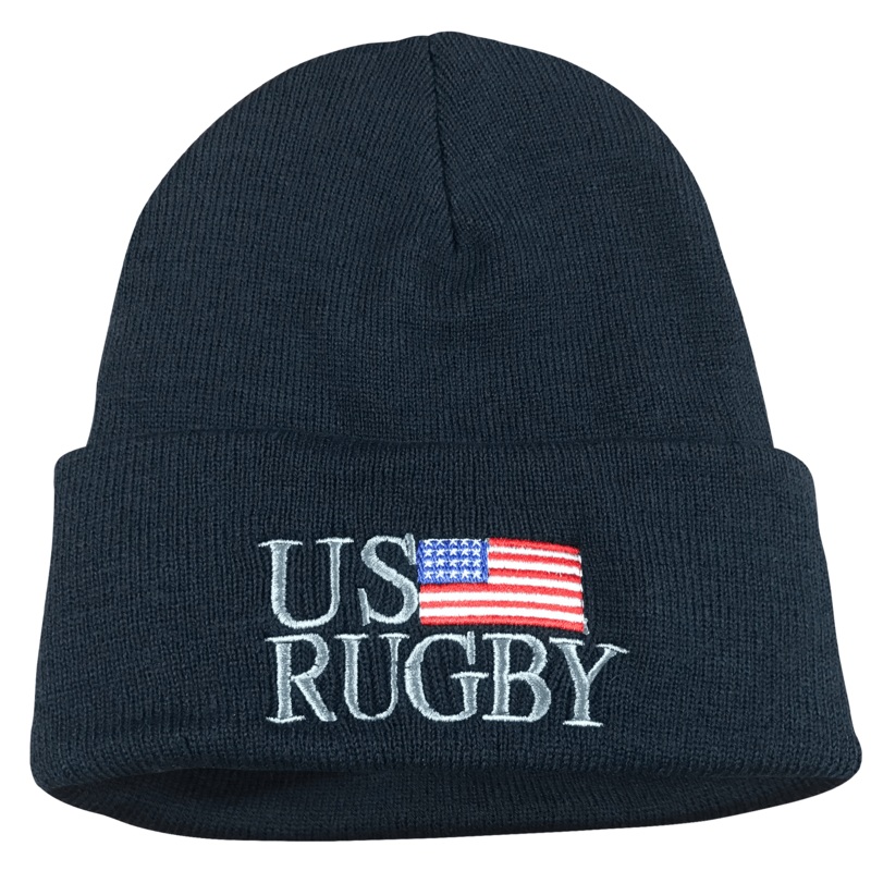 US Rugby Flag Knit Cap