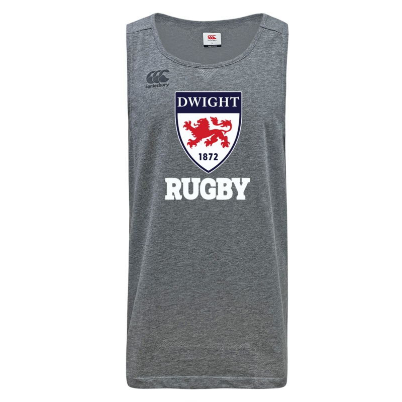 Dwight Rugby Tempo Vapodri Singlet by Canterbury XS Grey