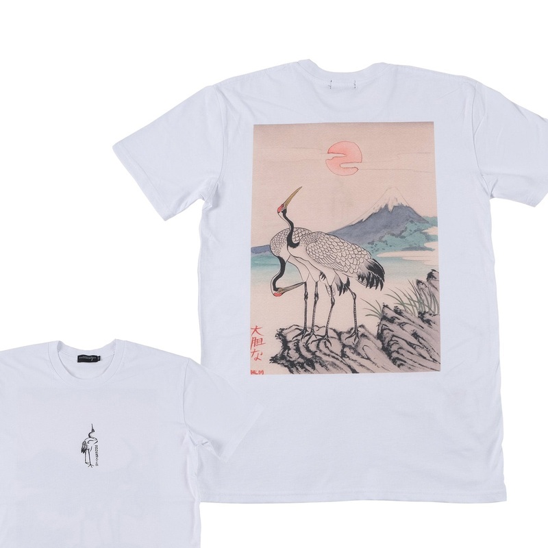 Baldo Mount Fuji T-Shirt – White XS