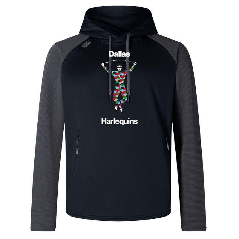 Dallas Harlequins Elite Training Hoody by Canterbury XS Black