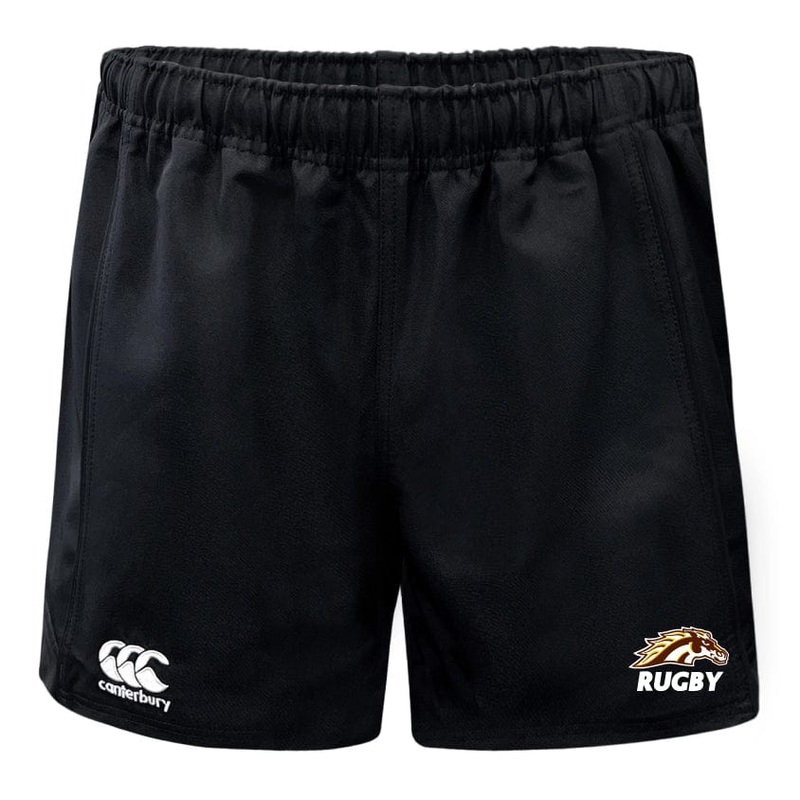Western Michigan University Men’s Rugby Advantage Rugby Shorts by Canterbury XS Black