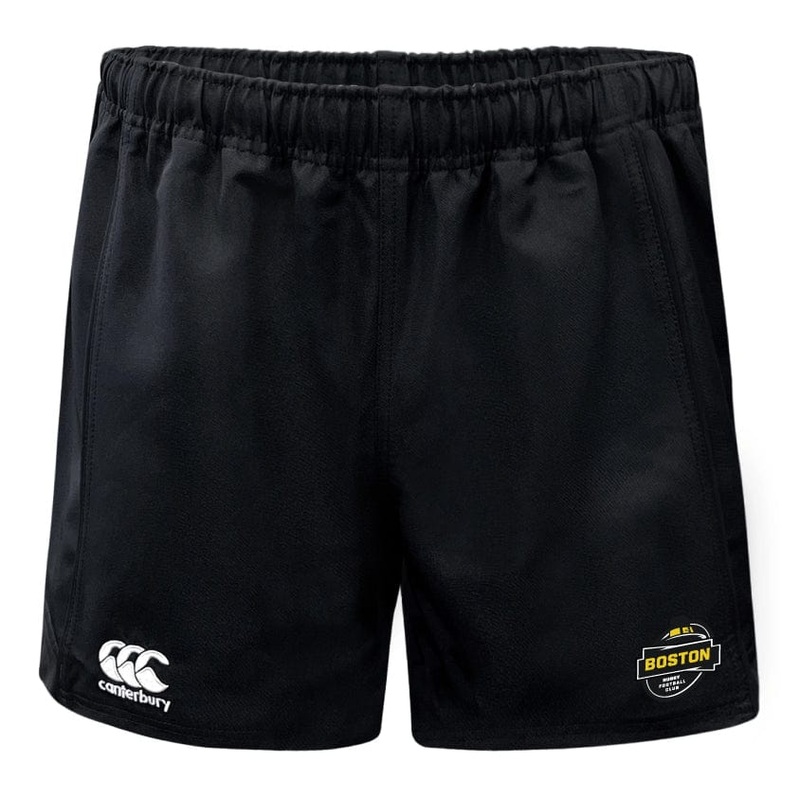 Boston RFC Player’s Drill Short by Canterbury 6 Black