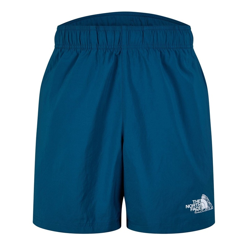 The North Face Mens North Face M 24 7 7in Shorts Graphic Midnight Tracksuit Shorts Medium Blue 1NO