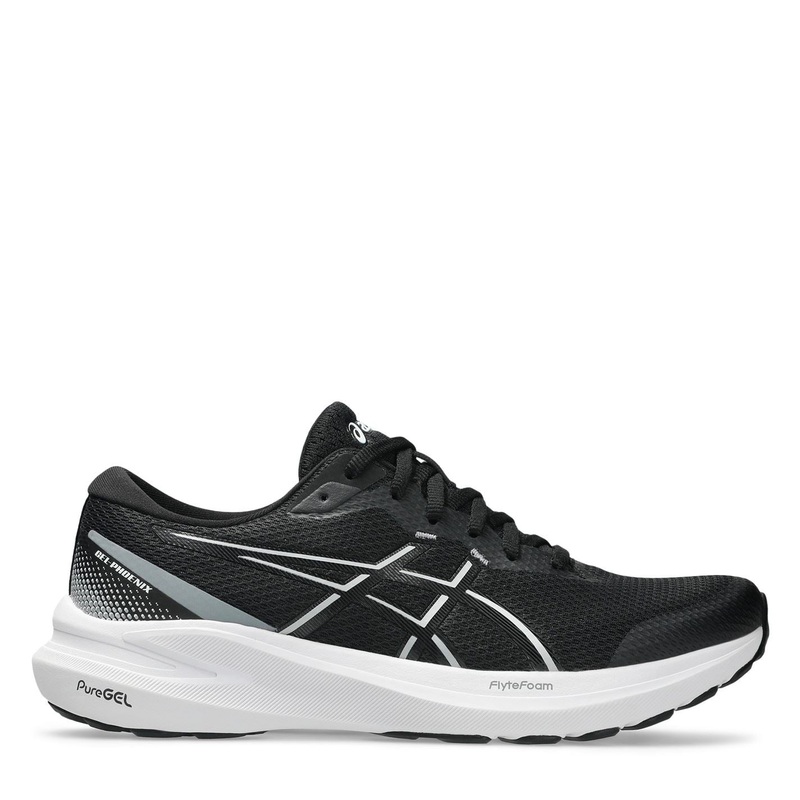 Asics Mens Gel Phoenix 13 Road Running Shoes 9.5 (44.5) Black/White