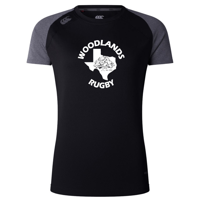Woodlands Rugby Women’s Elite Training Tee by Canterbury 8 Black