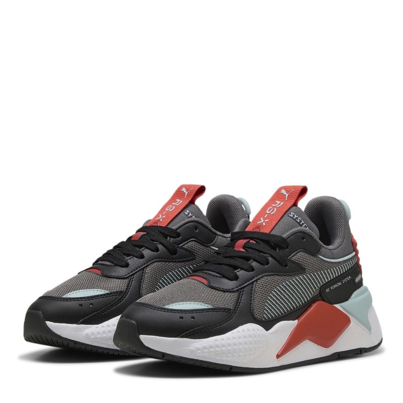 Puma Rs X Trainers Juniors 5 (38) Grey/Mint