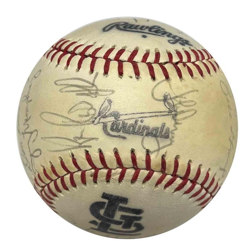 1976 St. Louis Cardinals Multi-Signed Autographed Baseball – Player’s Closet Project