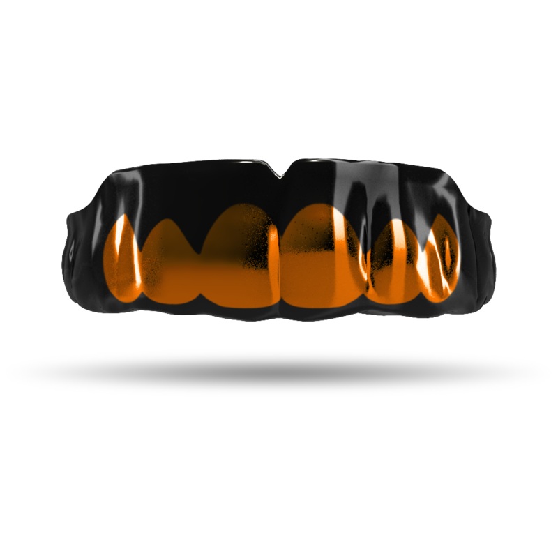 Chrome Burnt Orange Grill (Black)