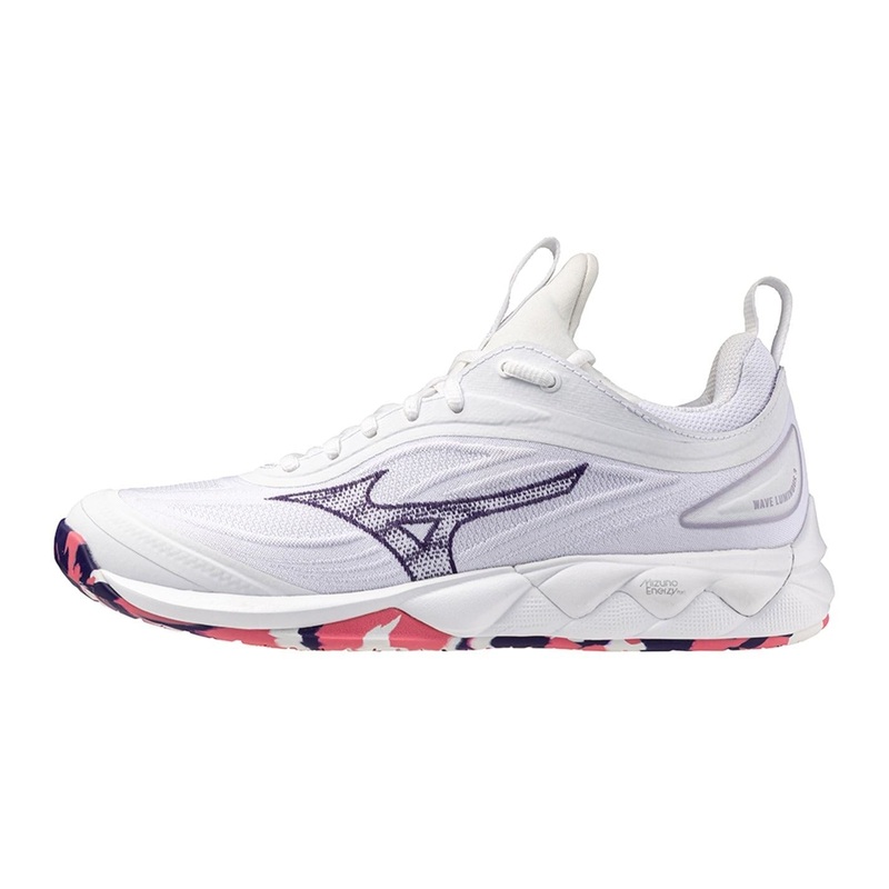Mizuno Lumin 3 Low Top Sneakers 6(39) Wht/Vl Ind/C Rs