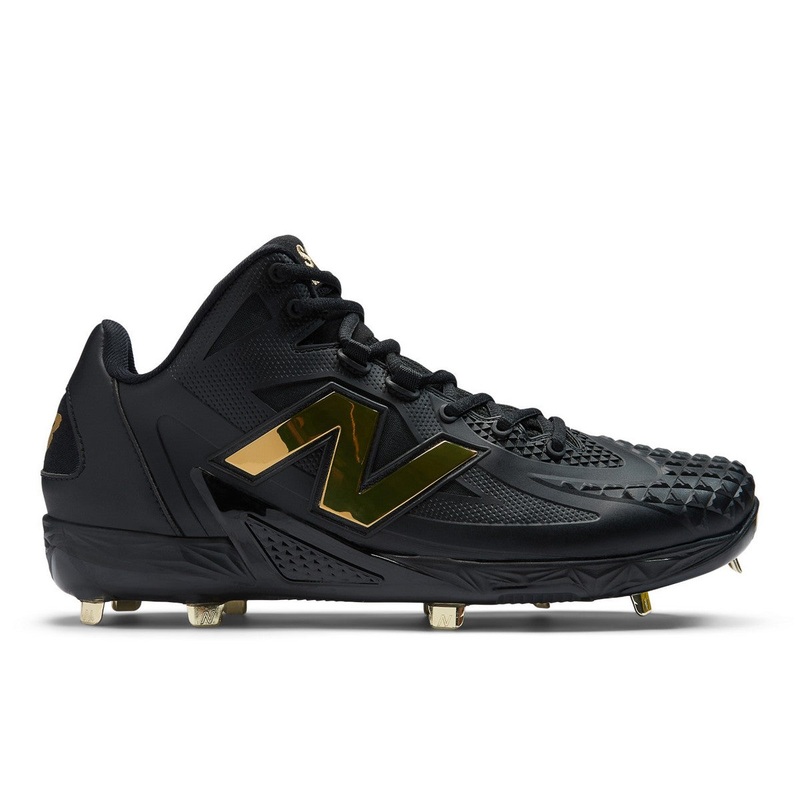 New Balance Mens FuelCell Ohtani 1 Wide 2E Metal Baseball Cleats BLACK SZ 6