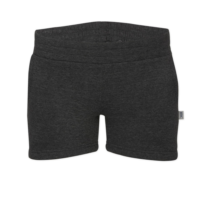 Boxercraft Youth Fleece Short Charcoal Heather S