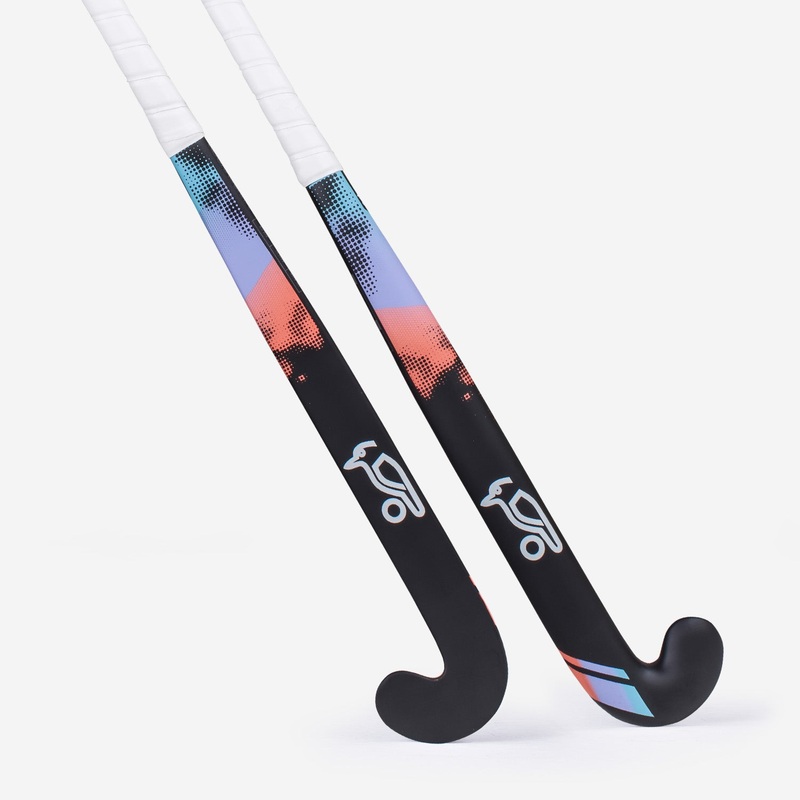 Kookaburra 6A2434 MBOW Echo Hockey Stick Senior Black/ Coral 37.5L