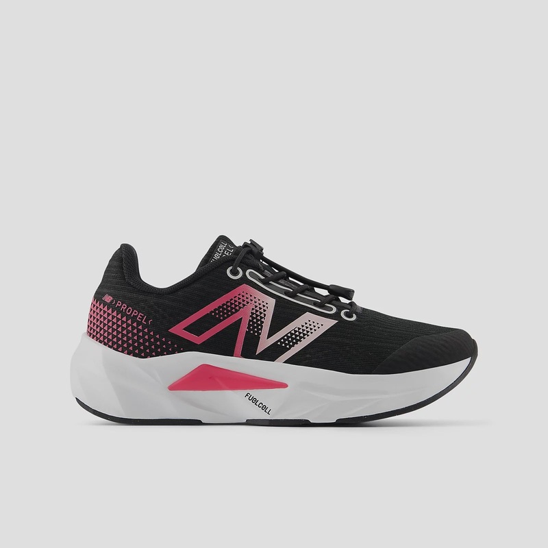 New Balance Kids Bungee FuelCell Propel v5 – Black/Dragon Berry/Rose Sugar K 13