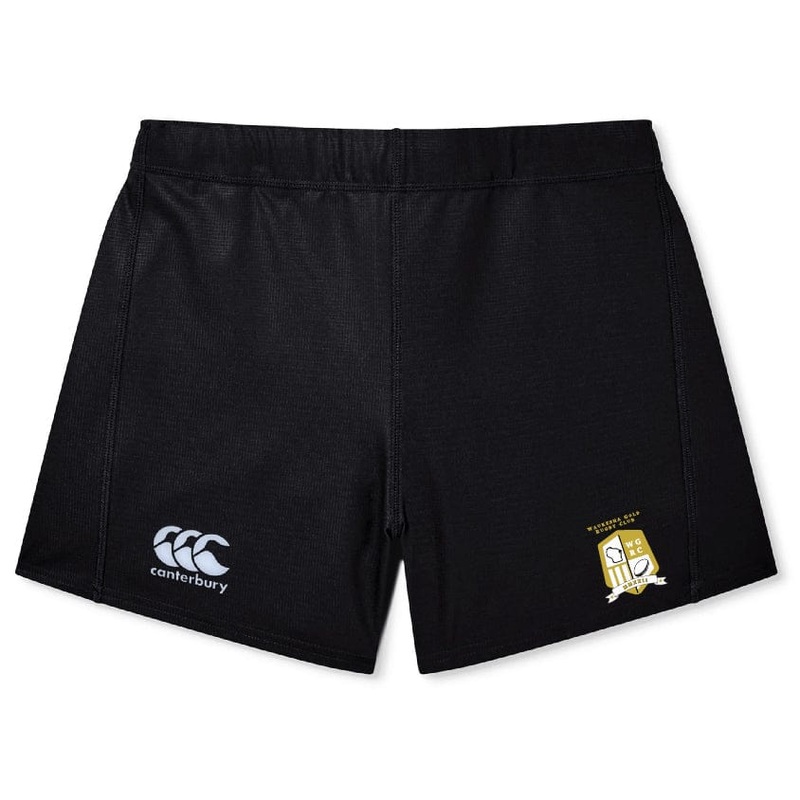 Waukesha Gold Rugby Women’s Yokohama Short by Canterbury 6 Black