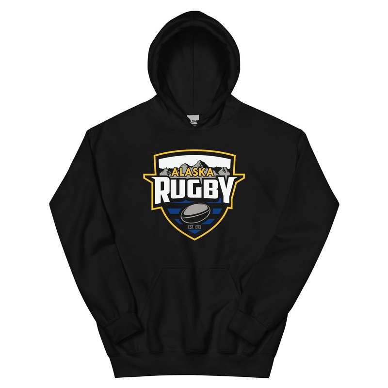 Alaska Rugby Heavy Blend Hoodie Black S