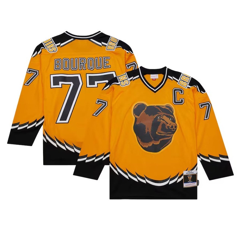 Boston Bruins Ray Bourque Mitchell & Ness 1996/97 Captain Patch Jersey Small