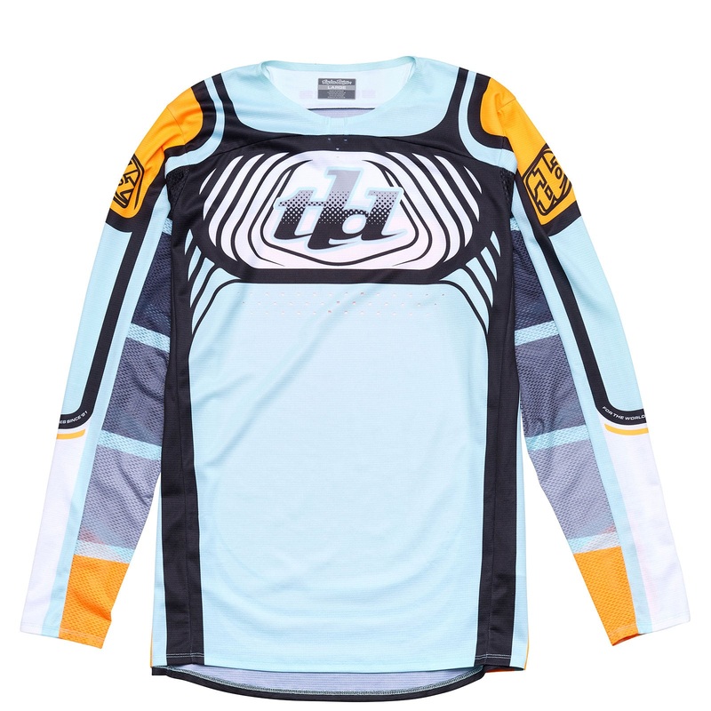 SE Pro Jersey Wavez Bleached Aqua BLEACHED AQUA SM