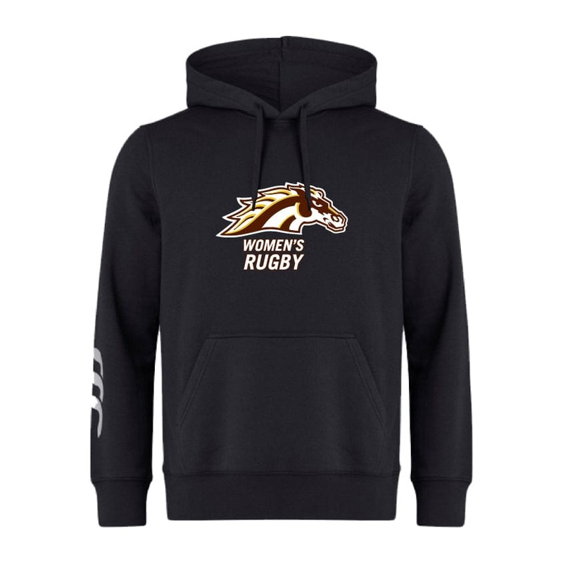 Western Michigan University Women’s Rugby Club Hoodie by Canterbury Y4 Black