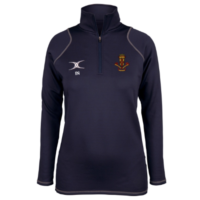 Medway RFC Women’s Dark Navy Quest Ladies 1/4 Zip Fleece W 8