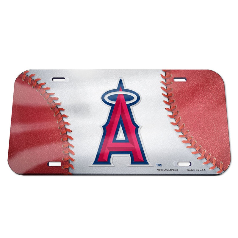 Wincraft Los Angeles Angels Logo Crystal Mirror License Plate