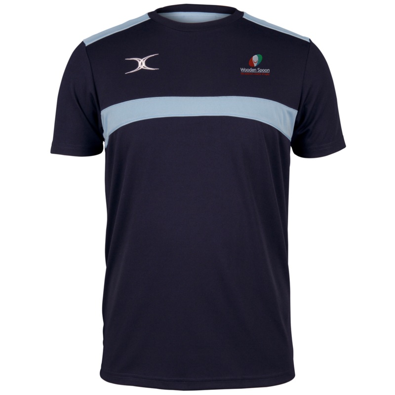 Wooden Spoon Junior’s Dark Navy / Sky Photon Mens Tee 5 – 6 Yrs