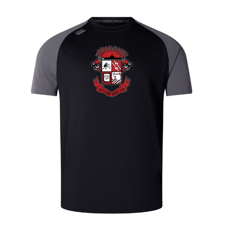 Battleship Rugby Club Elite Training Tee by Canterbury XS Black