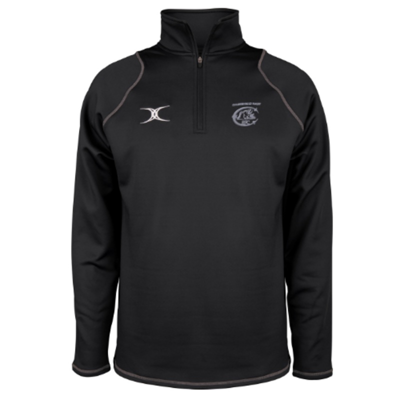 Cumbernauld RFC Junior Black Quest 1/4 Zip Fleece 5 to 6 Yrs