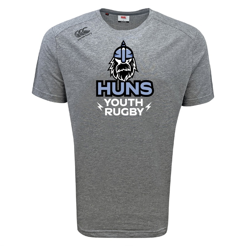 Austin Huns Youth Rugby Tempo Vapodri T-Shirt by Canterbury XS Black