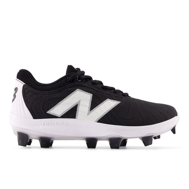 New Balance Womens FuelCell FUSEv4 Low Molded Fastpitch Softball Cleats BLACK | WHITE SZ 5 MEDIUM