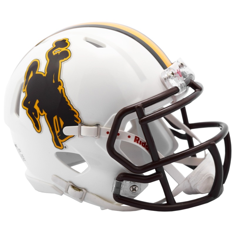 Wyoming Cowboys Riddell Mini Speed Helmet