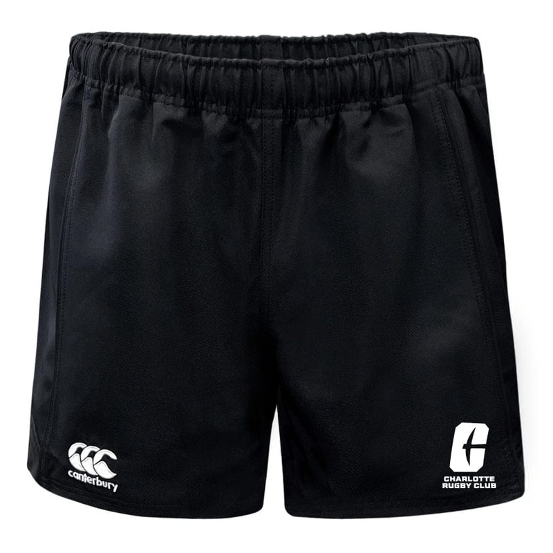 UNC Charlotte Advantage Rugby Shorts by Canterbury XS Black