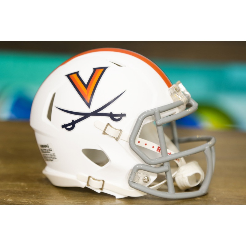 Virginia Cavaliers Riddell Speed Mini Helmet – White