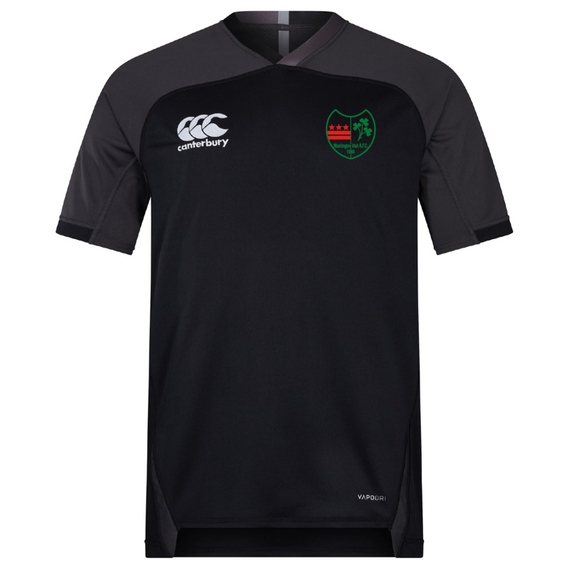 Washington Irish Rugby Vapodri Evader Jersey by Canterbury XS Black