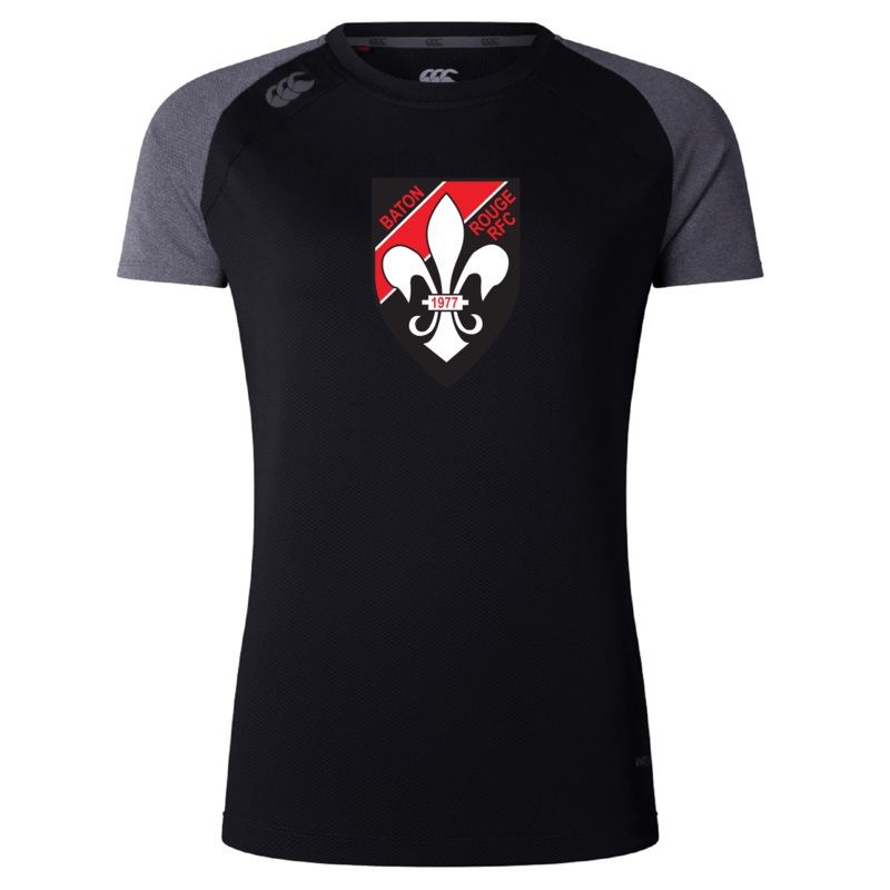 Baton Rouge RFC Women’s Elite Training Tee by Canterbury 8 Black