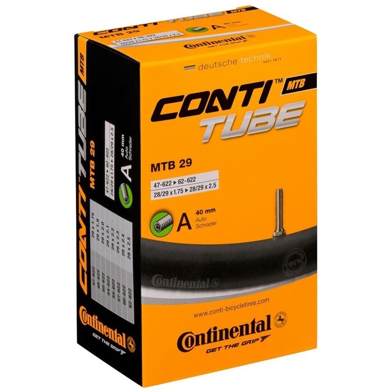 Continental Mtb 29 47 62 Inner Tube One Size Black