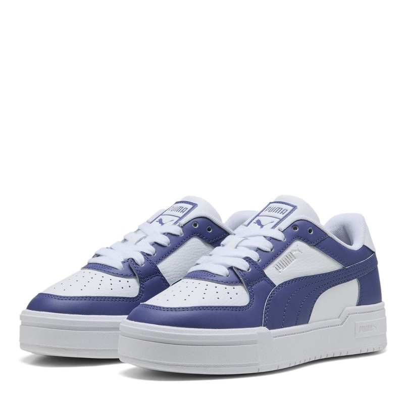 Puma Ca Pro Classic Jr Low Top Trainers Boys 3 (35.5) White/Navy