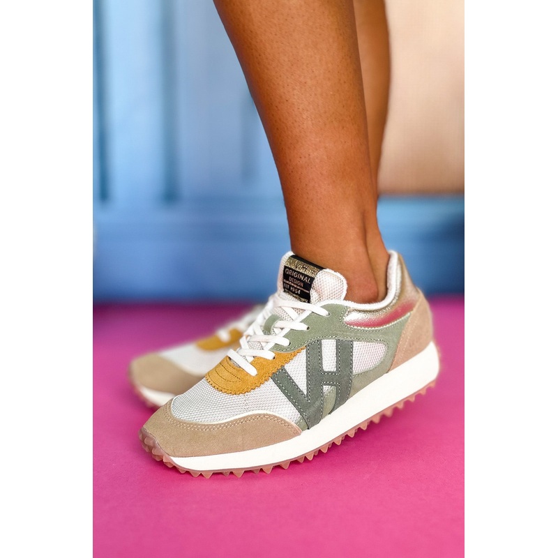 Vintage Havana Olive Multi Spiked Sole Sneaker 6